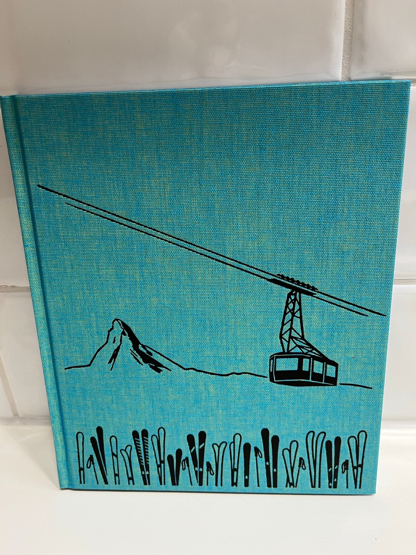 Notebook Zermatt Winter, red