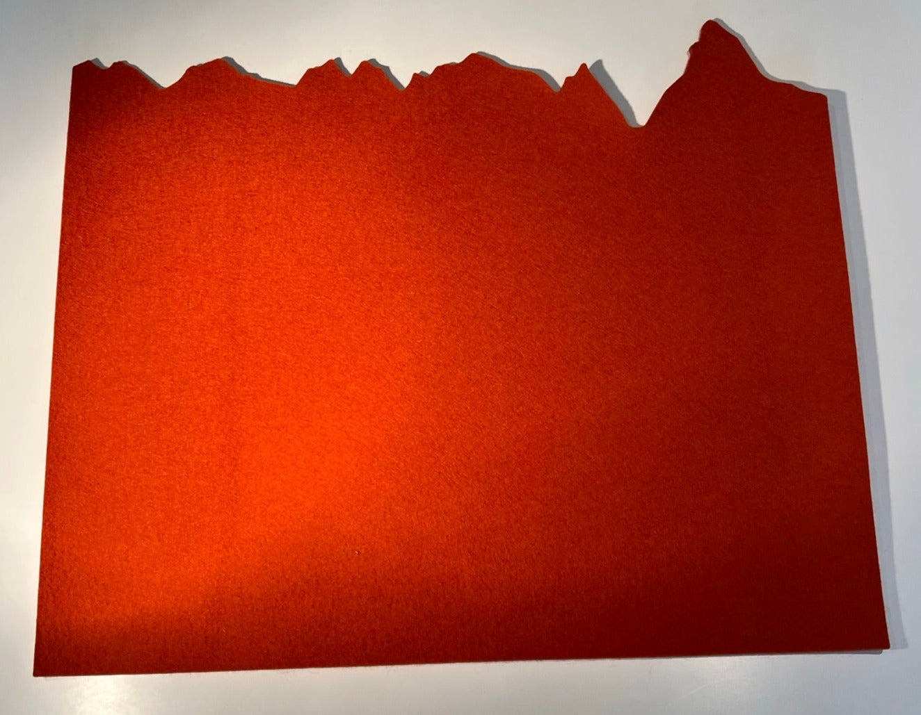 Mountain Panorama table mat, dark grey