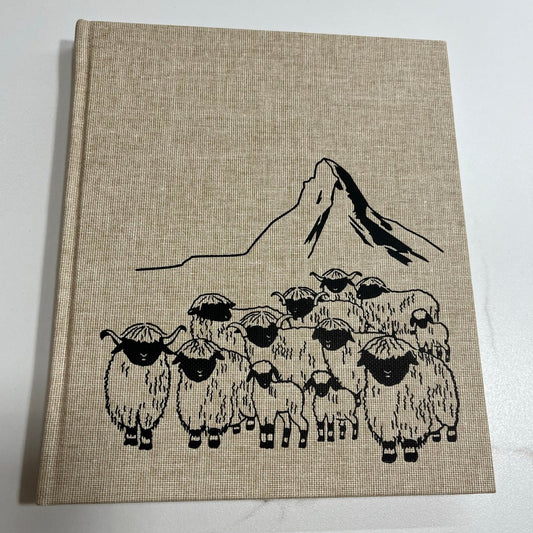 Notebook Blacknose Sheep with Matterhorn, sand