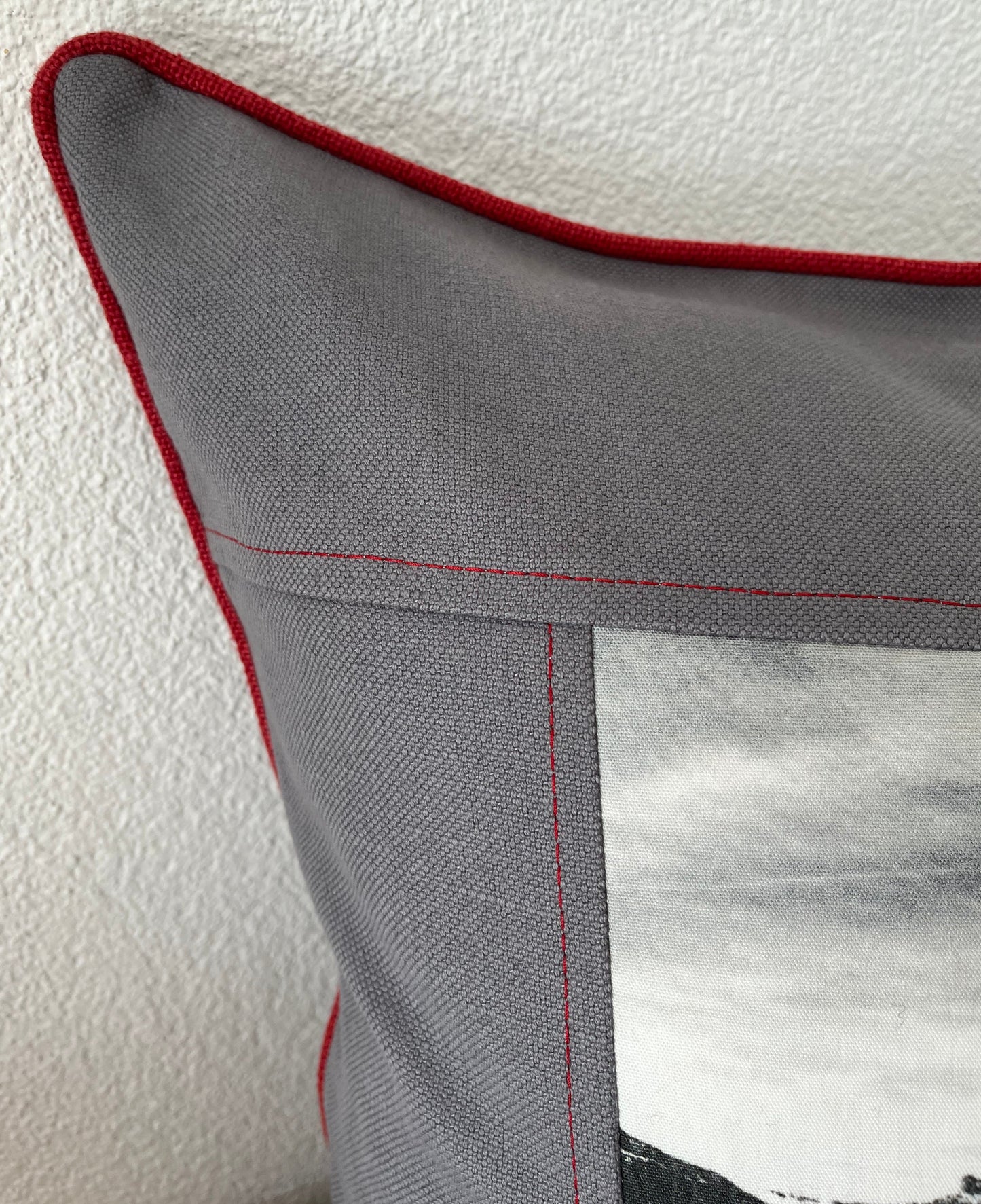 Matterhorn cushion cover, grey