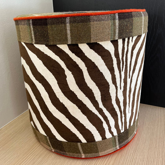 Alpine Chic meets Africa pouf